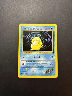 Sabrina's Psyduck 99/132 Gym Challenge Regular Unlimited Pokemon WOTC NM/LP - Image 1