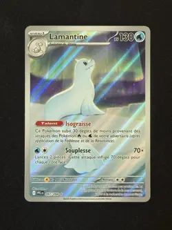 Carte Pokemon Lamantine 097/094 AR Flammes Fantasmagoriques ME02 Fr Neuve - Image 2