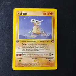 Pokemon TCG Cubone Jungle 50/64 1st Edition LP - Image 1
