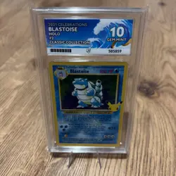 Blastoise 2/102 Celebrations ACE 10 Pokemon TCG Holo Rare - Image 1