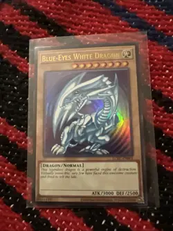 Yugioh! Blue-Eyes White Dragon (Version 2) - LCKC-EN001 - Ultra Rare - Unlimi - Image 1
