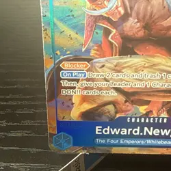 One Piece Edward.Newgate (Alternate Art) OP13-042 Carrying On His Will Foil - Image 5