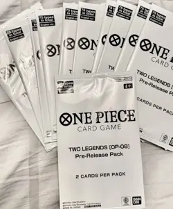 x18 One Piece Sealed Tournament Packs + OP08 Pre-Release Packs Lot Bundle - Image 2