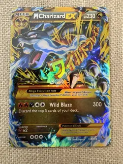 Pokemon Mega Charizard(X) Flashfire EX Holo Card #69/106 NM/LP Condition - Image 1