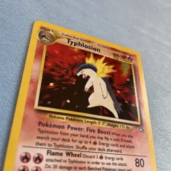 Pokemon Card 2000 Neo Genesis Typhlosion 18/111 Holo Rare WOTC Vintage LP - Image 3