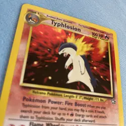 Pokemon Card 2000 Neo Genesis Typhlosion 18/111 Holo Rare WOTC Vintage LP - Image 4