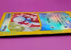 Wooper 066/147 Aquapolis Reverse Holo Damaged Condition Vintage Pokemon Card - Image 3