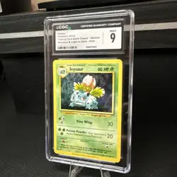 Ivysaur CLV 002/034 Pokemon Card - CGC 9 GRADED MINT - TCG Classic - Image 3