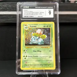 Ivysaur CLV 002/034 Pokemon Card - CGC 9 GRADED MINT - TCG Classic - Image 4
