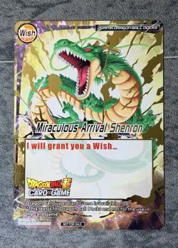 2019 Dragon Ball Super DBS TCG Miraculous Arrival Shenron PROMO HOLY GRAIL CARD - Image 1