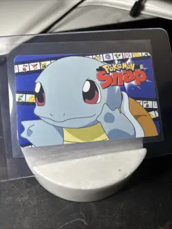 Squirtle Pokemon Snap Station Vintage Blockbuster Video Chip Card 1999 - Image 1