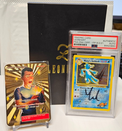 LEONHART Pokemon Box Set - Misty's Golduck 12/132 PSA Signed & 1st Ed Gold Card - Image 1
