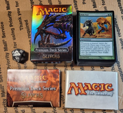 MTG Premium Deck Slivers 53/60 Cards Spindown Dice Foil Box & Insert 2009 Magic - Image 1