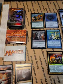 MTG Premium Deck Slivers 53/60 Cards Spindown Dice Foil Box & Insert 2009 Magic - Image 3