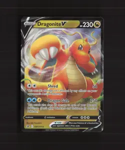 Dragonite V SWSH154 Sword & Shield Black Star Promo Holo Pokemon Card NM - Image 1