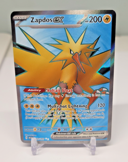 Zapdos ex - SV: Scarlet & Violet 151 Ultra Rare Holo Pokemon TCG Card 192/165 NM - Image 1