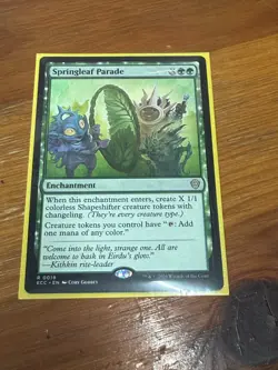 Springleaf Parade - (Extended Art) Commander: Lorwyn Eclipsed Regular - Mtg - Image 1