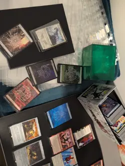 MTG 1500+ card lot. folder many rares,Tron,dice,playmats, Spiderman foils 5kg+ - Image 5