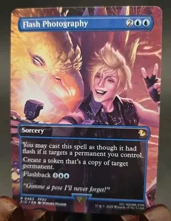 Flash Photography (Borderless) Final Fantasy: Chocobo B MTG Regular Near Mint - Image 1