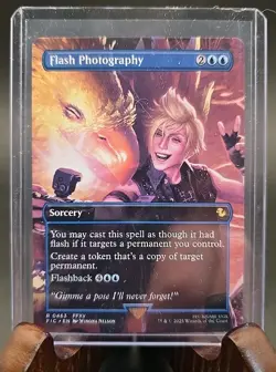 Flash Photography (Borderless) Final Fantasy: Chocobo B MTG Regular Near Mint - Image 3