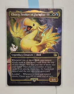 Choco, Seeker of Paradise - Chocobo Track Foil (MTG Final Fantasy) NM Condition - Image 1