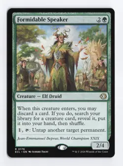 Formidable Speaker#176 Rare - MTG Lorwyn Eclipsed ECL PACK FRESH - Image 1