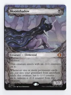 Moonshadow (Showcase) #313 Mythic MTG Lorwyn Eclipsed ECL PACK FRESH - Image 1