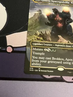 Magic the Gathering • MTG • Borderless #378 Bio Quartz Spacegodzilla - Image 3