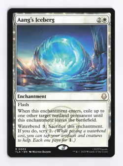 Aang's Iceberg #5 Rare - MTG Avatar TLA PACK FRESH - Image 1