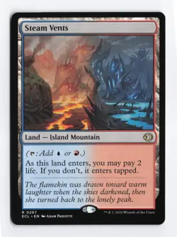 Steam Vents #267 Rare - MTG Lorwyn Eclipsed ECL PACK FRESH - Image 1