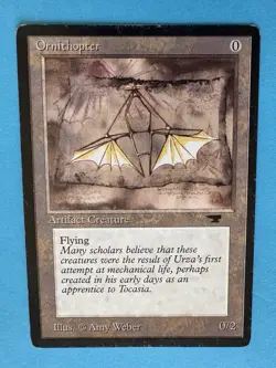 MTG MAGIC THE GATHERING ANTIQUITIES ORNITHOPTER - LP - Image 3