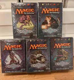 Magic the Gathering MTG Eventide Theme Decks Complete Set of 5 Factory Sealed - Image 1