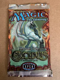 Magic the Gathering EXODUS Booster Pack BRAND NEW IN MINT CONDITION !!! 742818065269 - Image 1