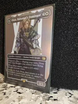 Final Fantasy MTG - Dion, Bahamut's Dominant Borderless Rare Foil (Near Mint) - Image 3