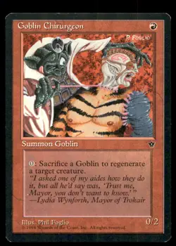 Goblin Chirurgeon LP Light Play Fallen Empires MTG [7461] - Image 1