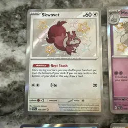 Pokemon Tcg Baby Shiny Lot Of 8 Cards- Wugtrio, Wattrel, Grookey, Skwovet, Etc. - Image 2
