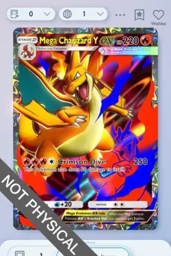 Pokemon TCG POCKET - Mega Charizard Y Full Art 2⭐, Crimson Blaze, English - Image 1