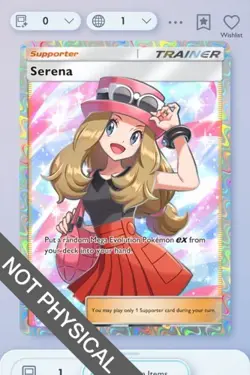 Pokemon TCG POCKET - Serena Full Art 2⭐, Crimson Blaze, English - Image 1