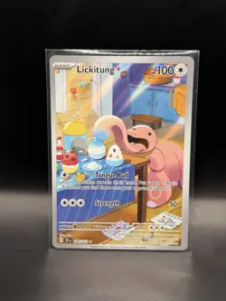 Pokemon Lickitung 180/162 SV05: Temporal Forces Holo Rare Basic 100 HP - Image 1