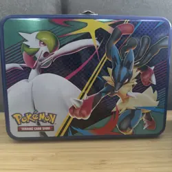 Pokemon Treasure Chest Lunch Box and Stickers - Image 1