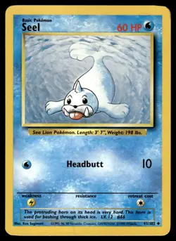 Pokemon TCG Seel Classic - Base Set #41 Basic/Uncommon - Image 1