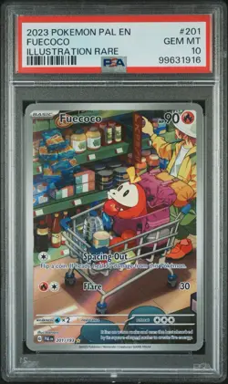 Pokemon Fuecoco Paldea Evolved Illustration Rare #201 PSA 10 Gem Mint - Image 1