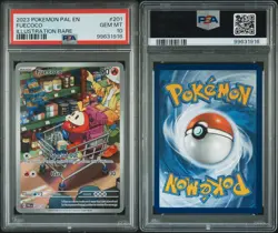 Pokemon Fuecoco Paldea Evolved Illustration Rare #201 PSA 10 Gem Mint - Image 3