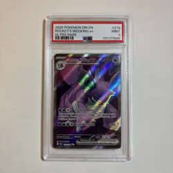 Pokemon TCG Team Rockets Nidoking EX 216/182 Destined Rivals Ultra Rare PSA 9 - Image 1