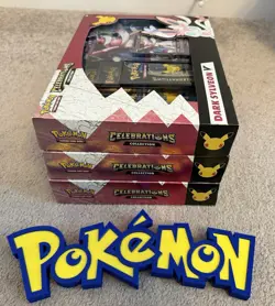 Pokemon TCG: Celebrations Collection Box Dark Sylveon V (x3) Lot Sealed - Image 4