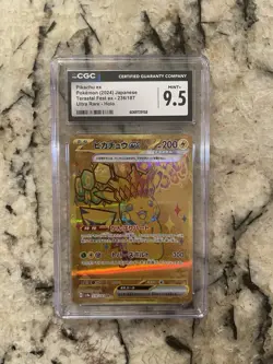 2024 Pikachu Ex 236/187 Japanese Terastal Festival CGC 9.5 Ultra Rare Pokemon - Image 1