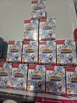 Pokemon TCG Scarlet & Violet Prismatic Evolutions Booster Bundle Factory Sealed - Image 1