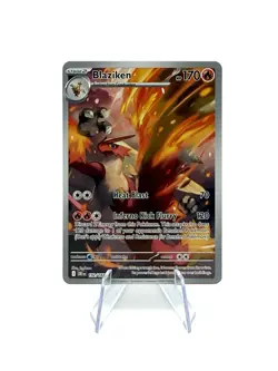 Pokemon TCG Pokemon Blaziken Illustration rare #192 NM Pack Fresh - Image 1