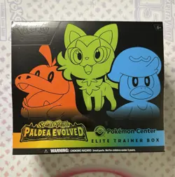 Paldea Evolved Pokemon Center PC ETB Elite Trainer Box - Sealed / NEW Exclusive - Image 1