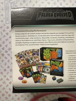 Paldea Evolved Pokemon Center PC ETB Elite Trainer Box - Sealed / NEW Exclusive - Image 5